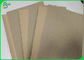 140g + 120g Fluting Brown Color Corrugated Paper Sheet For Coffee Cup Sleeves