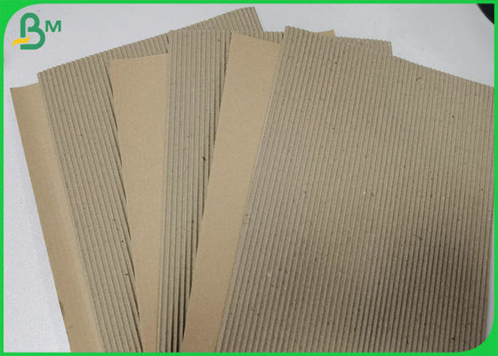 140g + 120g Fluting Brown Color Corrugated Paper Sheet For Coffee Cup Sleeves