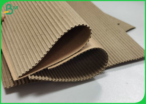 Brown E F Flute Test Liner Corrugated Paper Board For Packaging Carton Box