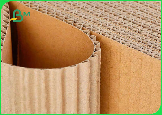 120g + 150g Single Face Color Corrugated Paper Board For Furniture Package