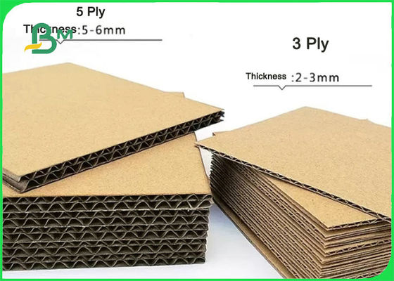 Light Weight 3 Ply Color Corrugated Board For Packaging Boxes 50 * 70cm