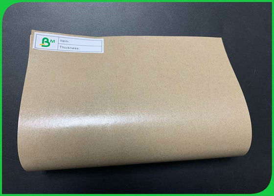 Greaseproof 140g + 15g Glossy PE Coated Kraft Paper In Roll 790mm