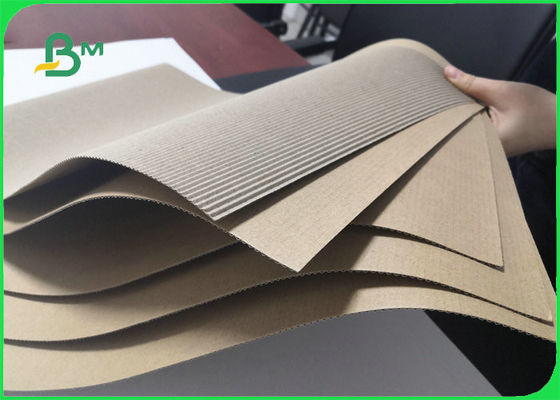 Durable B Flute Brown Corrugated Paper Sheets & Pads 125gsm + 100gsm