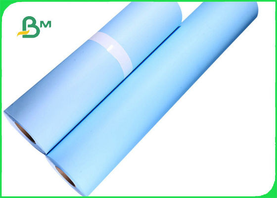 80gsm Blue CAD Drawing Paper For Wide Format Inkjet Printer 24" x 150ft
