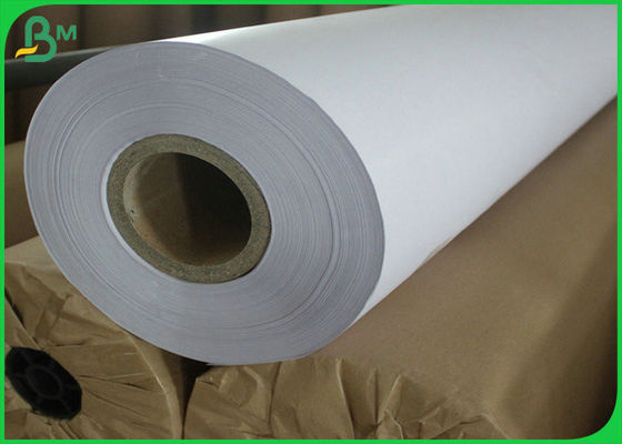 50'' x 50m 2'' core  20lb CAD Inkjet Bond Paper Rolls Uncoated