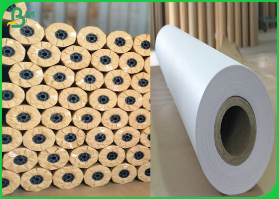 Bond Engineering Plotter Paper 36'' x 500'' 2'' Core CAD Paper Rolls