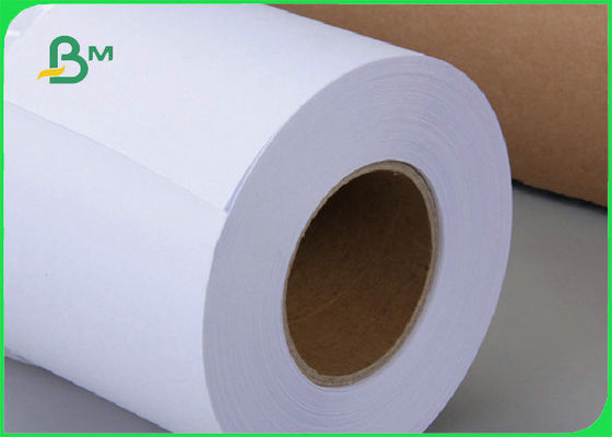 Large Format 75gsm Plotter Paper For Architect Drawings 36'' 48'' x 150'