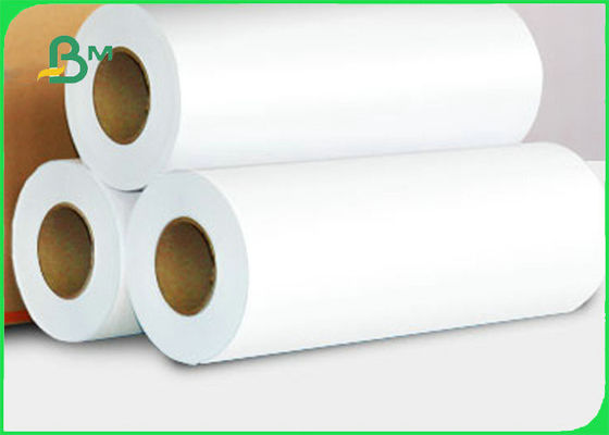 Large Format 75gsm Plotter Paper For Architect Drawings 36'' 48'' x 150'