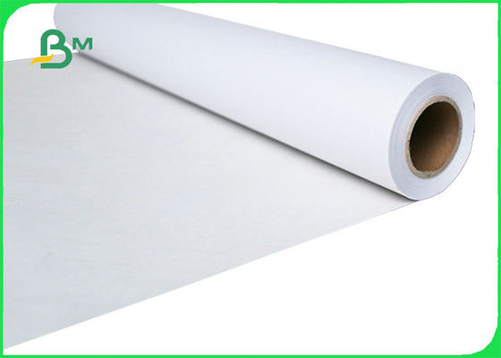 Large Format 75gsm Plotter Paper For Architect Drawings 36'' 48'' x 150'