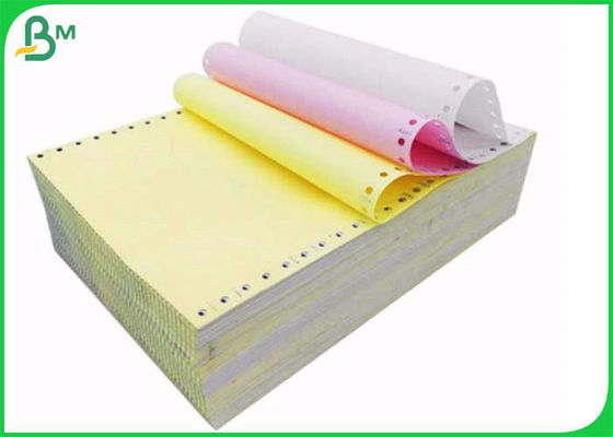 White Blue 55gsm Blank Carbonless Paper Rolls Or Sheets  For Receipt Printing