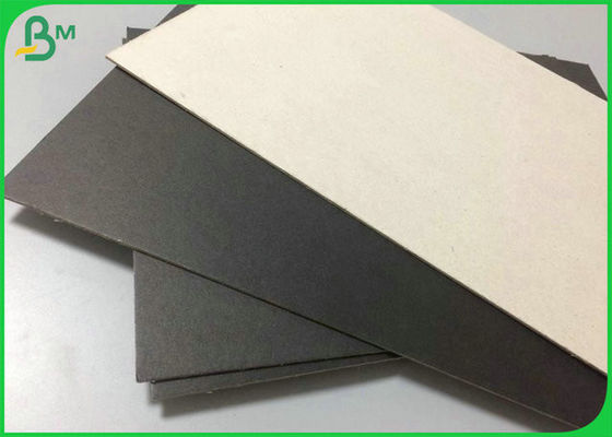 2mm 3mm Grey Back Laminated Black Paperboard Recycled For Archives Folders