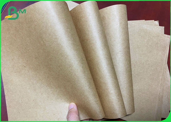 70gsm 80gsm 600mm * 270m Pure Kraft Paper Roll For Gift Wrapping Durable