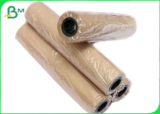 100% Virgin 70g 120g Unbleached Brown Kraft Paper Roll For Shopping Bag