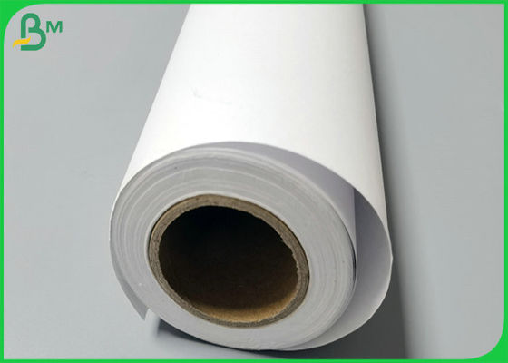 880mm * 150 foot Plain white 80gsm inkjet plotter printing paper rolls