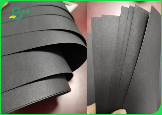 Solid Black Card Stock Paper 110gsm 70 * 100cm Invitation Cards