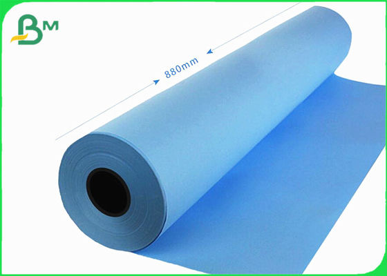 80GSM A0 A1 20LB Blue Printing Plotter Paper For Architecture Drawing