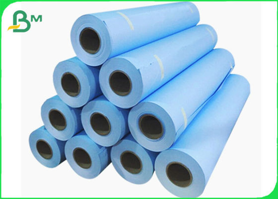 80GSM 50m - 150m Double Sides Blue Inkjet Good Print Copy Plotter Paper