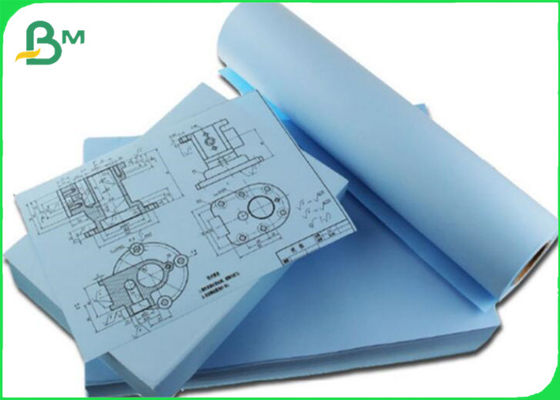 80GSM 50m - 150m Double Sides Blue Inkjet Good Print Copy Plotter Paper