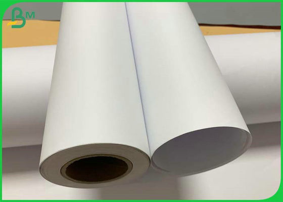 20lb Ultra Bright CAD Plotter Paper 36'' x 150m 3'' Core Matt Uncoated