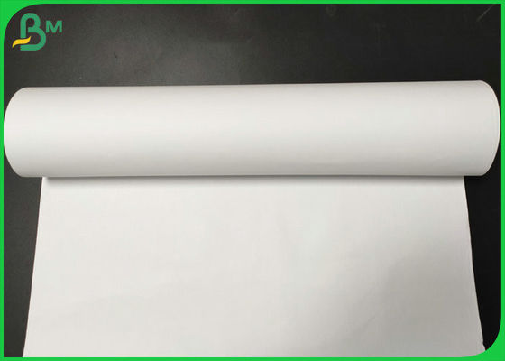 2'' Core 20lb White Bond Paper For CAD Printing 24''  Wide Format Inkjet Printers