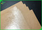 Stiffness 15g PE Coated 250gsm Brown Food Grade Paper For Disposable Bowl