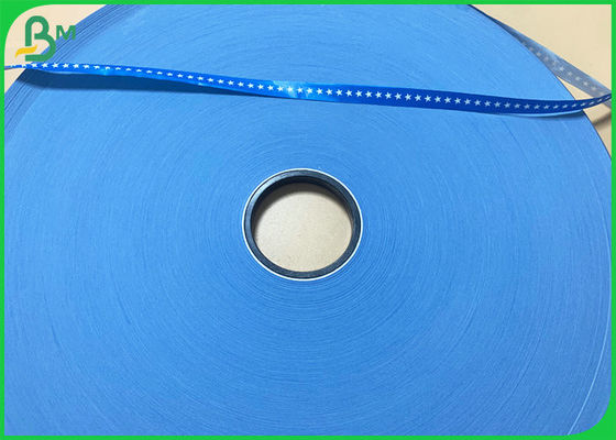 Blue Black Green 15mm Width 60gsm 120gsm Colored Straw Base Paper