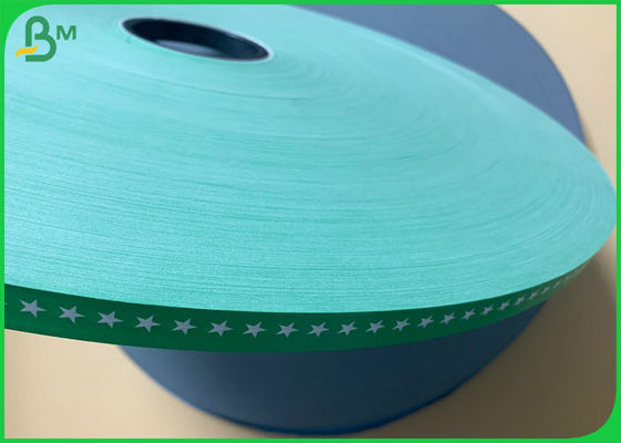 Blue Black Green 15mm Width 60gsm 120gsm Colored Straw Base Paper