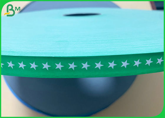 Blue Black Green 15mm Width 60gsm 120gsm Colored Straw Base Paper