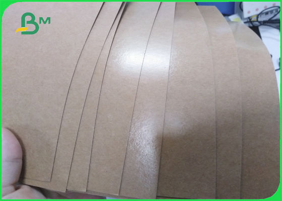 Poly Coated Unbleached Kraft Paper 200gsm Kraft + PE Coating