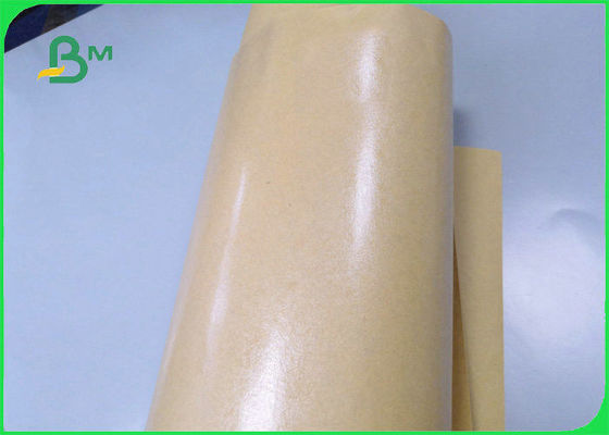 Greaseproof Brown Single Side Food Grade PE Coated Paper For Fast Food