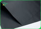 100% Virgin Pulp Solid 350gsm Black Kraft Paper For Packing