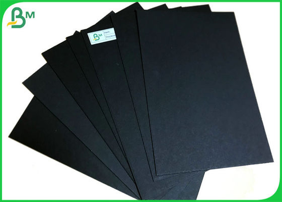 Double Sides Black Book Binding Board / 200G 300G Recycled Black Cardboard