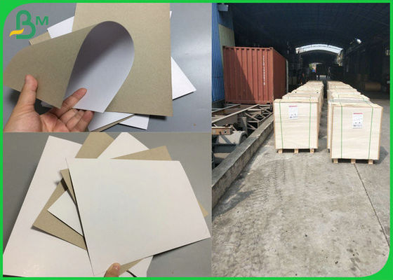Single Side Grey Coated Duplex Paper For Courier Bag Material