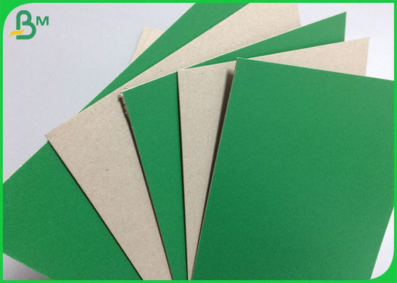 Green Coated One Side And Other Side Grey Uncoated Cardboard