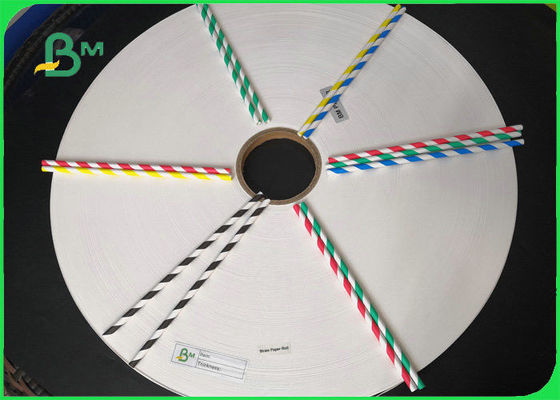 Custom Printed Colors Drinking Straw Paper For Coffee Straws