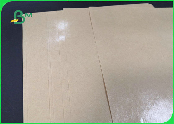 50g + 15gsm Brown Kraft PE Coated Sugar Packaging Paper 100% Food Safe