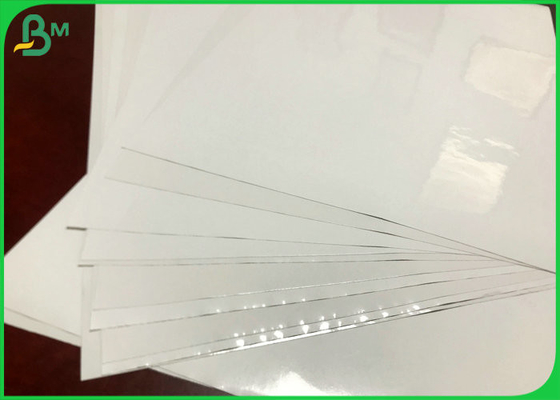 Single Side High Glossy 80gsm Mirror Coated white Paper For Beverages Labels