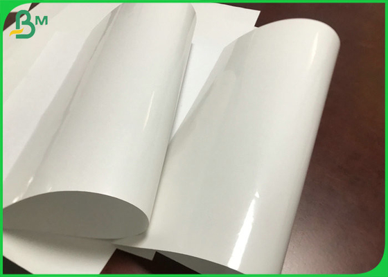 Single Side High Glossy 80gsm Mirror Coated white Paper For Beverages Labels