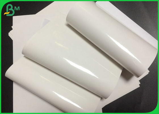 Resistant Freezeable 80gsm 90gsm White Label Paper For Drinking Bottles Label