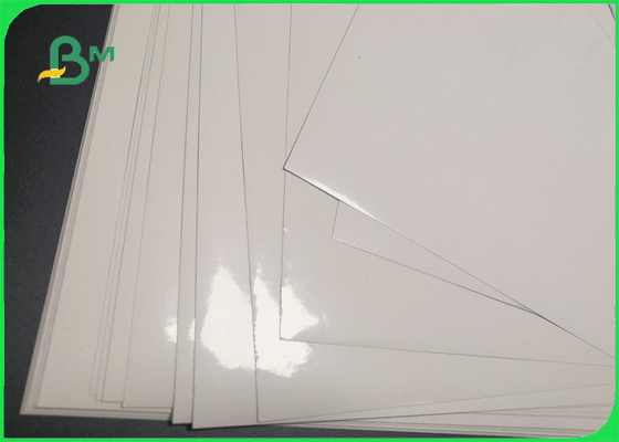 80gsm Super White Gloss Mirror Cast Coated Paper For Sticker 20 X 30 Inches