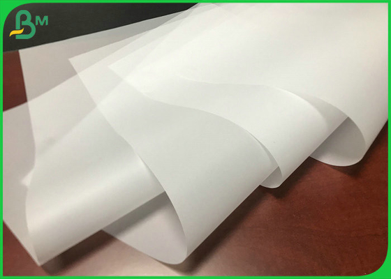 CAD Drawing Transparents Paper 90gsm Smooth Tracing Paper Rolls 30" * 50mts