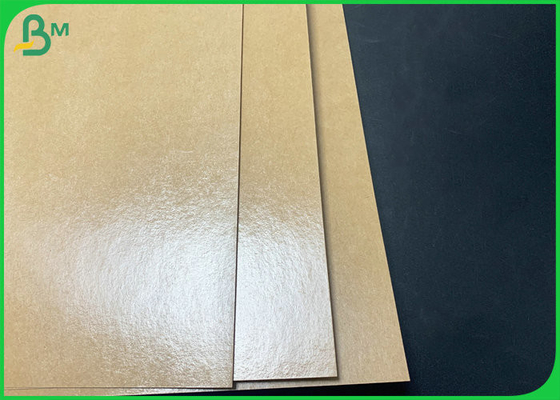 PE Coated High Stiffness Brown Kradt Paper 300gsm For Food Takeaway Box