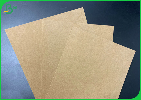 PE Coated High Stiffness Brown Kradt Paper 300gsm For Food Takeaway Box