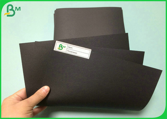 A0 A1 Size 157gsm 200gsm Pure Black Uncoat Paper For Shipping Bags Making