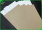 Recyclable 140gsm 170gsm White Clay Coated Kraft Back Board For Paper Cup Holder