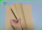 Small Roll Packaging Paper 60gsm 80gsm Brown Interleave Paper With 25kg/ Roll
