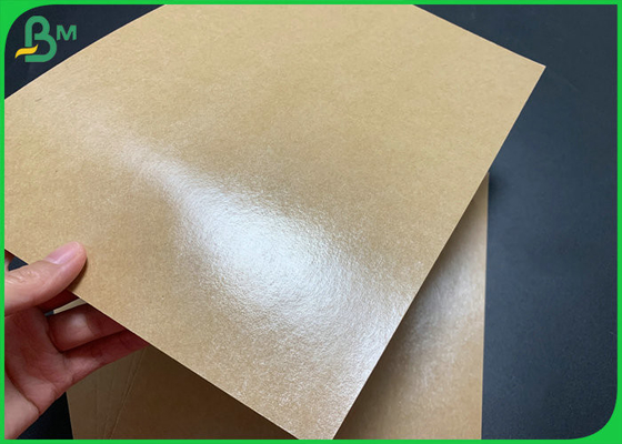 Oilproof 20gsm PE Coated 300gsm Kraft Paper For Disposable Lunch Box