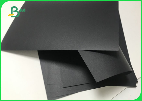 B1 Size Recycled Pulp 150g 200g Black Kraft Cardstock Paper Sheets For Hangtags