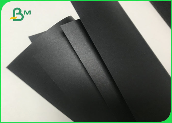 B1 Size Recycled Pulp 150g 200g Black Kraft Cardstock Paper Sheets For Hangtags