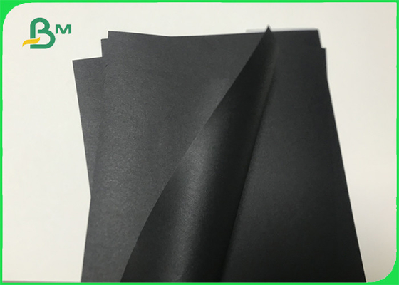 Mix Pulp 120g to 500g A3 A4 Size Solid Black kraft Paper Board Sheet / Coils